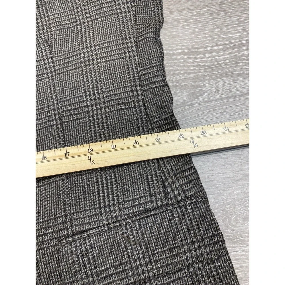 Savile Row Men's‎ Houndstooth 2 Button Sports Coat Brown Size 44